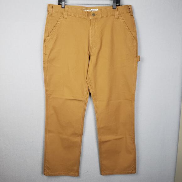 Carhartt Men's Size 38X30 Rugged Flex Relaxed Fit Duck Utility Work Pants NWT - Picture 1 of 11
